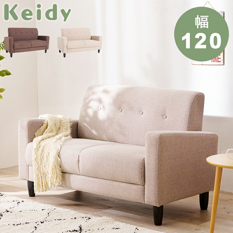 ケイディ2人掛けソファ ソファ 二人掛け コンパクトソファ カウチソファ コンパクト カウチ ベーシック..