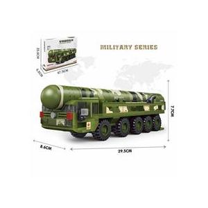 箱・説明書付き レゴ互換 大陸間弾道ミサイル 戦車 弾道ミサイル 自走砲 ミリタリー 全長30cm 377ピース LEGO対応