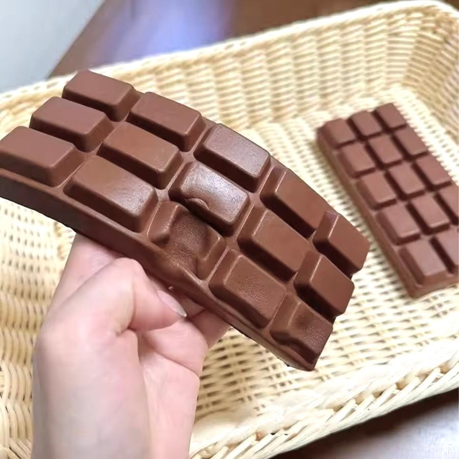 ☆リアルな見た目☆ スクイーズ チョコレート風 食べ物 低反発 チョコ風 おもちゃ 食品サンプル ストレス解消 nmoat-10000416 Nモート楽天市場店 サンプル画像3