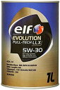 ELF EVOLUTION FULL TECH LLX 5W-30 エンジンオイル 1L 198555