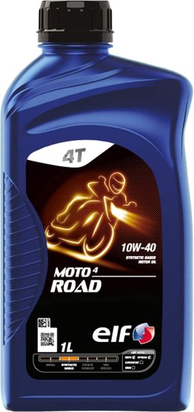 ELF エルフ MOTO 4 ROAD 10W40 4ストロークエンジン用2輪用オイル 1L 225584