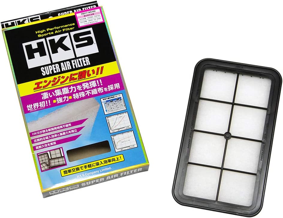 HKS スーパーエアフィルター ワゴンRソリオ MA64S K10A 00/12-10/11 70017-AS102