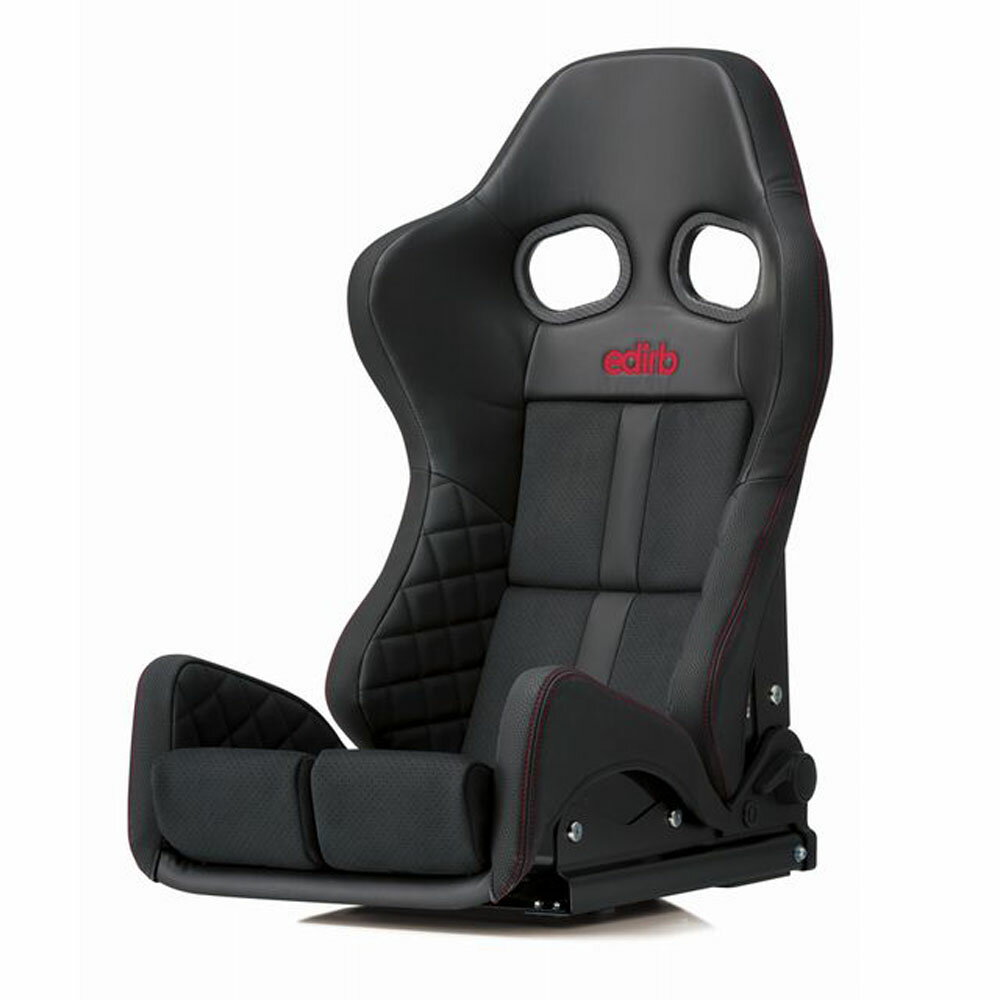 JADE スタイリッシュシートカバー RECARO【RS-G/RS-GSモデル用】ブラック×レッドステッチ JSC-005