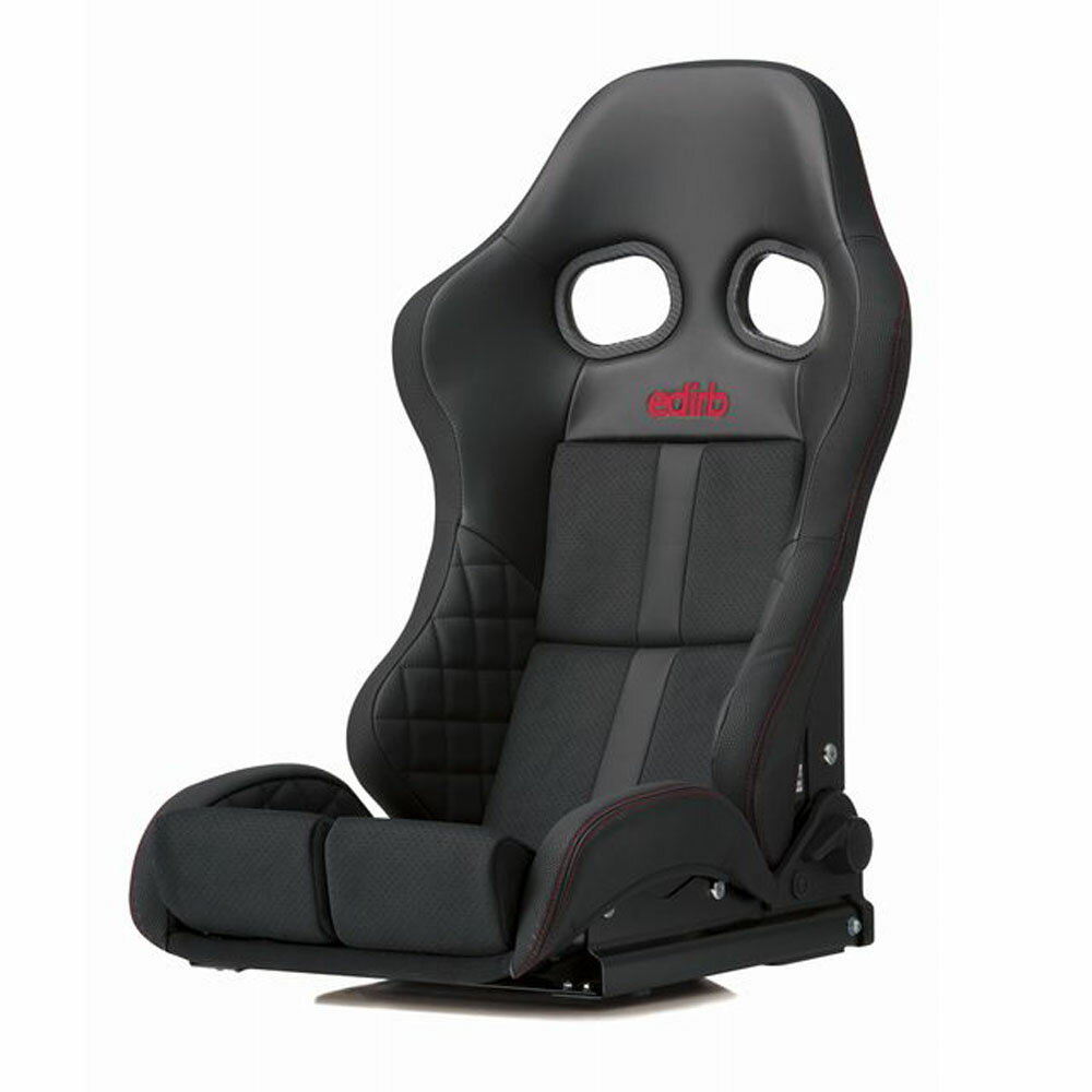 JADE スタイリッシュシートカバー RECARO【RS-G/RS-GSモデル用】ブラック×レッドステッチ JSC-005