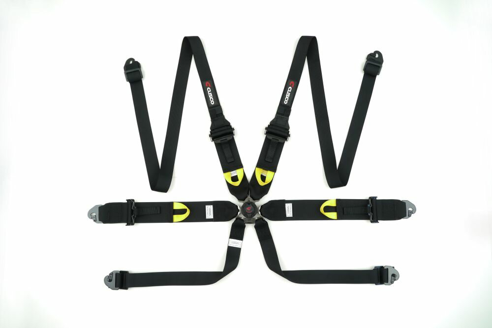 クスコ レーシングハーネス 6-Point FHR 黒 00B CRH N6HBK