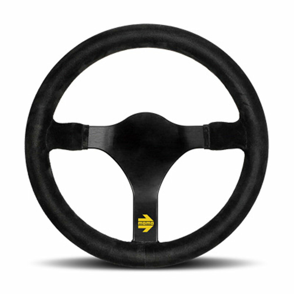 商品名：競技専用 MOMO STEERING WHEEL MOD.31 モモ ステアリング・ホイール モデル31サイズ（外径）：340mmサイズ（Dish / グリップ）：340mm径：グリップ部32×32mmグリップ仕様：ブラックスエードスポーク：ブラックステッチ：仕様：商品コード：MOD31-34備考：※取付には穴開け加工などが必要です。 ※クローズドコース用ステアリングの為、公道での使用はできません。注意：エアバックは内蔵されていません。車両への取付は各車種用のボス（アダプター）が必須です。ボス（アダプター）の適合がない車両型式、同じ年式でも取付が出来ない場合がありますので、ご購入前に販売店にてご確認下さい。TREKまたは飾りリング付のステアリングにスペーサーを装着される場合はロングビスをお客様で別途ご用意下さい。製品により取付ビスが付属するもの、付属しないものがありますのでご注意下さい。競技用ステアリングMOD.31はシンプルな丸型のグリップと適度な大きさが扱い易いためディアブロGT-R純正ステアリングとして採用されているだけでなく、ツーリングカーベースのレーシングカー、チューニングカーなどに広く利用されています。発送詳細:送料、発送業者、代引出荷については「お買い物ガイド」の記載通りとなります。支払方法:お支払方法は「お買いものガイド」の記載通りとなります。注意事項:メーカー取り寄せ品となります。お急ぎの場合は必ず在庫確認の上、ご注文お願い致します。ご注文後のキャンセルはお受け出来ません。商品については予告なく廃盤、仕様変更等が発生致します。従って情報更新が遅れる場合が御座いますのでご購入の前に、車両型式、エンジン型式、駆動方式、年式、グレード等を車検証及びコーションプレート等でご確認いただき、メーカーホームページで車種適合に誤りがないか必ずご確認ください。また、ご注文後の返品、商品変更等に関してはお受け出来ません事をご容赦下さい。掲載画像はイメージ画像です。車種により形状等異なり、実際の商品とは違う場合が御座いますので、予めご了承下さい。