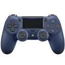 新品 ソニー・インタラクティブエンタテインメント SIE CUH-ZCT2J22 ワイヤレスコントローラー DUALSHOCK(R)4 ミッドナイト・ブルー PS4 純正 4948872414562