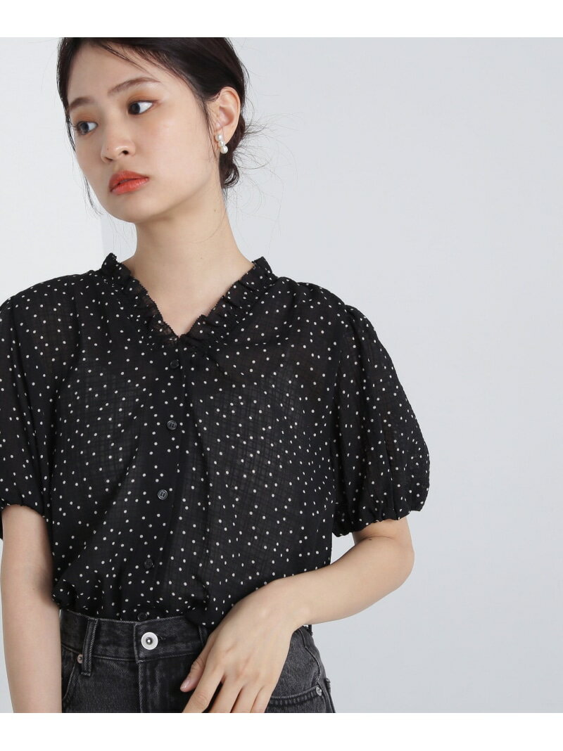 シアーサッカーブラウス N. Natural Beauty Basic エヌ ナチュラルビューティーベーシック* トップス シャツ・ブラウス【送料無料】[Rakuten Fashion]のサムネイル
