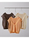【SALE/50%OFF】Vネックシアーニット&タンクセット N. Natural Beauty Basic エヌ ナチュラルビューティーベーシック* トップス...