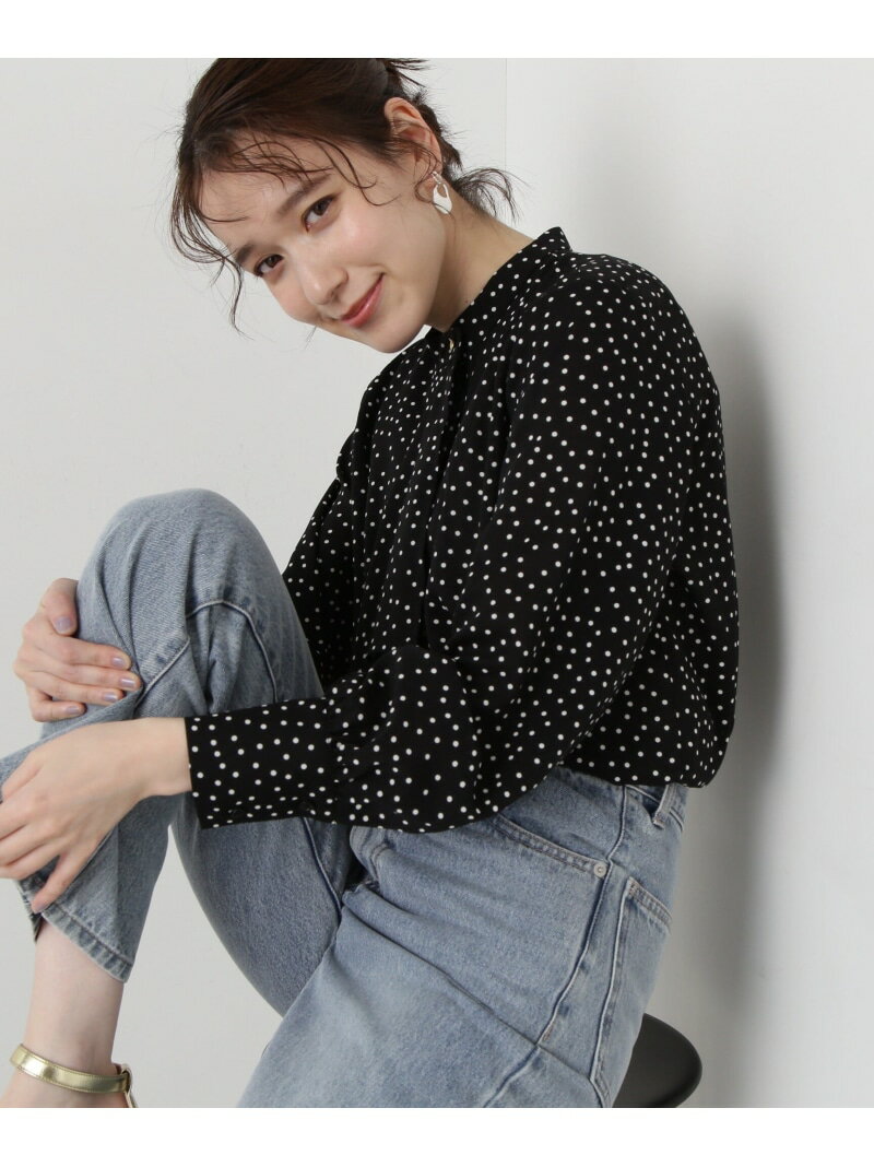 【SALE／30 OFF】ボウタイ風とろみブラウス 24SS N. Natural Beauty Basic エヌ ナチュラルビューティーベーシック トップス シャツ ブラウス ブラック ホワイト グリーン【RBA_E】【送料無料】 Rakuten Fashion