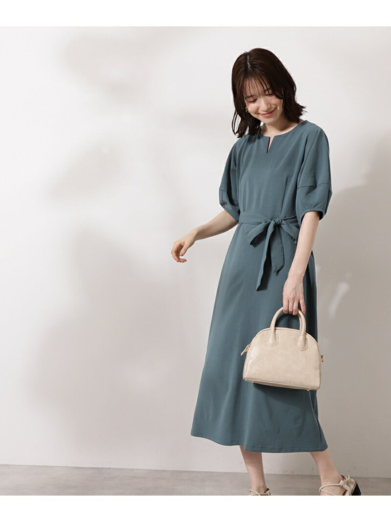 楽天市場 カフタンボリュームスリーブワンピース N Natural Beauty Basic エヌ ナチュラルビューティーベーシック ワンピース ワンピースその他 グリーン ブラウン 先行予約 送料無料 Rakuten Fashion N Natural Beauty Basic