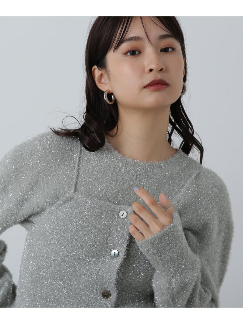 Rakuten - 【SALE／60%OFF】ラメフェザービスチェニットセット N. Natural Beauty Basic エヌ ナチュラルビューティーベーシック* トップス ニット ネイビー グレー ピンク【RBA_E】【送料無料】[Rakuten Fashion]
