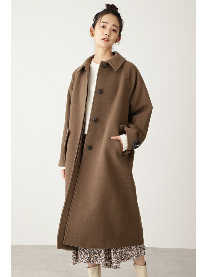 ロングコート レディースファッション Basic Basic N ブラウン Beauty N Beauty エヌ エヌ ホワイト Natural Natural Fashion パイルステンカラーコート エヌ Basic グリーン コート ジャケット Beauty Beauty Basic Rakuten Beauty 送料無料 ナチュラル