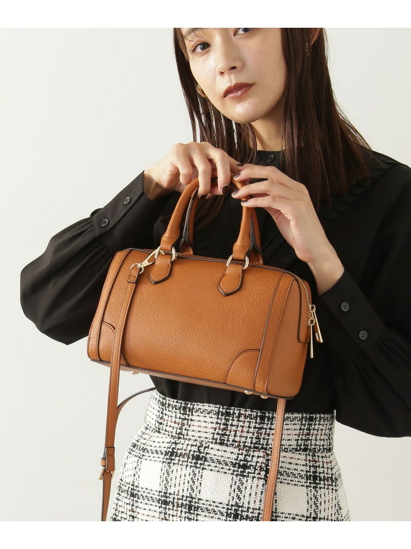 【SALE／30%OFF】ミニボストンショルダーバッグ N. Natural Beauty Basic エヌ ナチュラルビューティーベーシック* バッグ ショルダーバッグ ブラウン ブラック【RBA_E】【送料無料】[Rakuten Fashion]