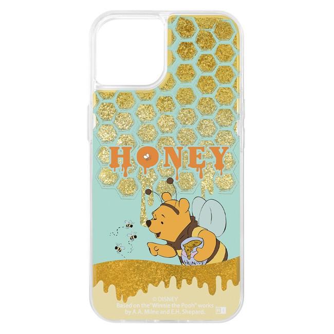 Rakuten - ディズニー キャラクター プーさん ［ iPhone 13 ］ HONEY くまのプーさん はちみつ ケース ハイブリット ケース グリッター ラメ キラキラ 2眼カメラモデル レイ・アウト IJ-DP31LG1G/PO16