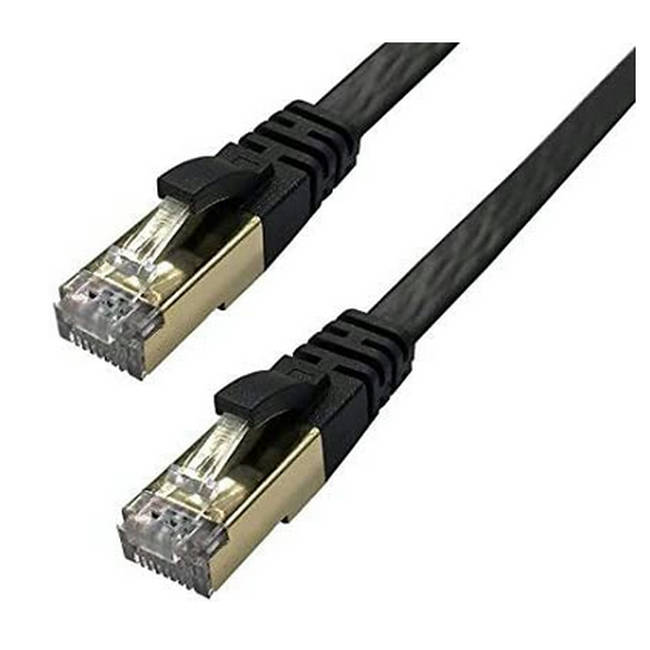 LAZOS 高耐久高速フラットLAN ケーブル (5m) L-LNC5 category7 準拠 10ギガビット対応 ■