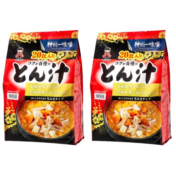 【2袋セット】神州一味噌とん汁20食 1