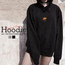 パーカー レディース メンズ スウェット パーカー プルオーバー hoodie 長袖 フード付き プルオーバー ペア カップル XS S M L XL XXL おしゃれ 大人かわいい ワンポイント 花 flower