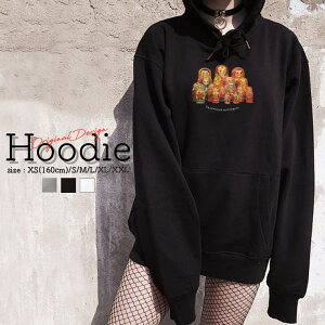 パーカー レディース メンズ スウェット パーカー プルオーバー hoodie 長袖 フード付き プルオーバー ペア カップル XS S M L XL XXL おしゃれ 大人かわいい マトリョーシカ 外国 海外 キリル文字 ロシア 写真 フォト レトロ ビンテージ アンティーク