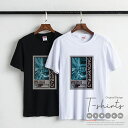Tシャツ レディース メンズ クルーネック 丸首 綿 半袖 カットソー 大人かわいい オシャレ かっこいい ペア カップル おそろ リンクコーデ ユニセックス ...