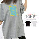 Tシャツ レディース メンズ クルーネック 丸首 綿 半袖 カットソー 大人かわいい オシャレ かっこいい ペア カップル おそろ リンクコーデ 壁 レンガ 青...