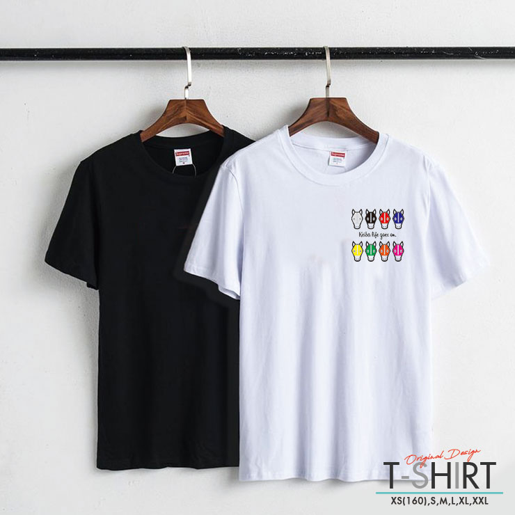 Tシャツ レディース メンズ クルーネック 丸首 綿 半袖 カットソー 大人かわいい オシャレ かっこいい ..