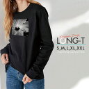 Tシャツ ロンT クルーネック 丸首 綿 長袖 カットソー レディース カットソー S M L XL XXL メンズ シンプルだから合わせやす 大人かわいい オシャレ ペア カップル リンクコーデ 白黒 美しい フォト フラワー モノクロ 写真 花 自然 植物
