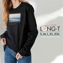Tシャツ ロンT クルーネック 丸首 綿 長袖 カットソー レディース カットソー S M L XL XXL メンズ シンプルだから合わせやす 大人かわいい オシャレ ペア カップル リンクコーデ 海 ビーチ 夕日 メッセージ 英字 ヴィンテージ 風 写真 フォト コラージュ 綺麗