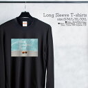 Tシャツ ロンT クルーネック 丸首 綿 長袖 カットソー レディース カットソー S M L XL XXL メンズ シンプルだから合わせやす 大人かわいい オシャレ ペア カップル リンクコーデ 水 サングラス 夏 サマーバケーション Besr Summer Ever