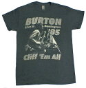 【CLIFF BURTON】クリフバートン「FLAG RETRO」Tシャツ