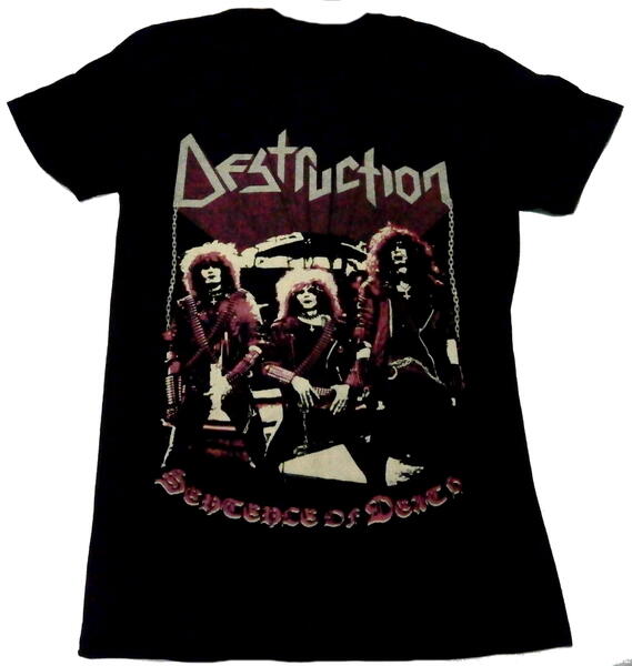 デストラクション「SENTENCE OF DEATH VINTAGE」Tシャツ