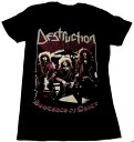 【DESTRUCTION】デストラクション「SENTENCE OF DEATH VINTAGE」Tシャツ