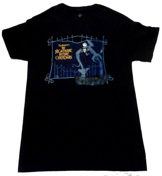 【THE NIGHTMARE BEFORE CHRISTMAS】ナイトメアビフォアクリスマス「JACK＆THE WELL」Tシャツ