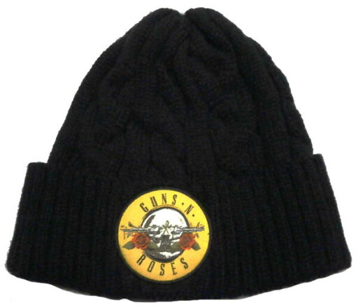 【GUNS&ROSES】ガンズアンドローゼズ「GUNS」ニットキャップ 【GUNS&ROSES】ガンズアンドローゼズ「GUNS」ニットキャップ