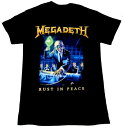 【MEGADETH】メガデス「RUST IN PEACE」Tシャツ