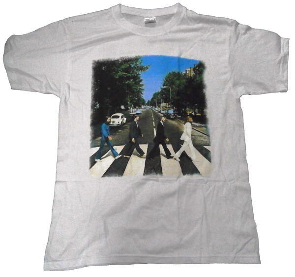 【THE BEATLES】ビートルズ「ABBEY ROAD WHITE」Tシャツ