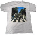 【THE BEATLES】ビートルズ「ABBEY ROAD WHITE」Tシャツ