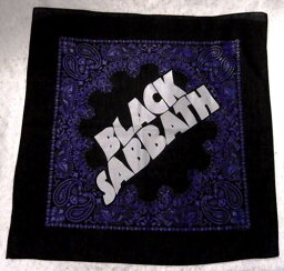 【BLACK SABBATH】ブラックサバス「LOGO」バンダナ