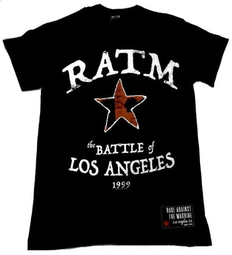 【RAGE AGAINST THE MACHINE】レイジ アゲインスト ザ マシン「BATTLE STAR」Tシャツ 【RAGE AGAINST THE MACHINE】レイジ アゲインスト ザ マシン「BATTLE STAR」Tシャツ