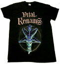 【VITAL REMAINS】ヴァイタルリメインズ「FOREVER UNDERGROUND」Tシャツ