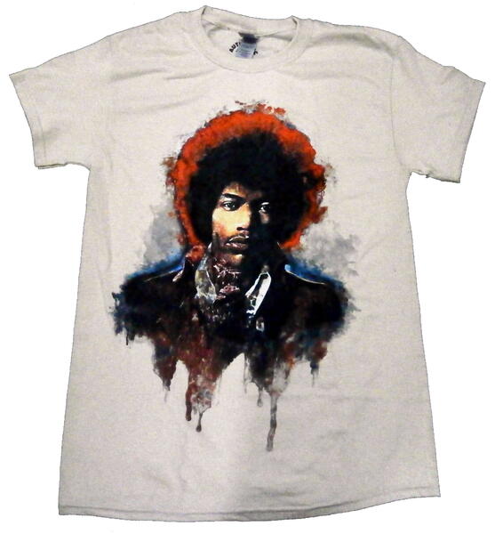 ジミヘンドリクス「WATER COLOUR JIMI」Tシャツ