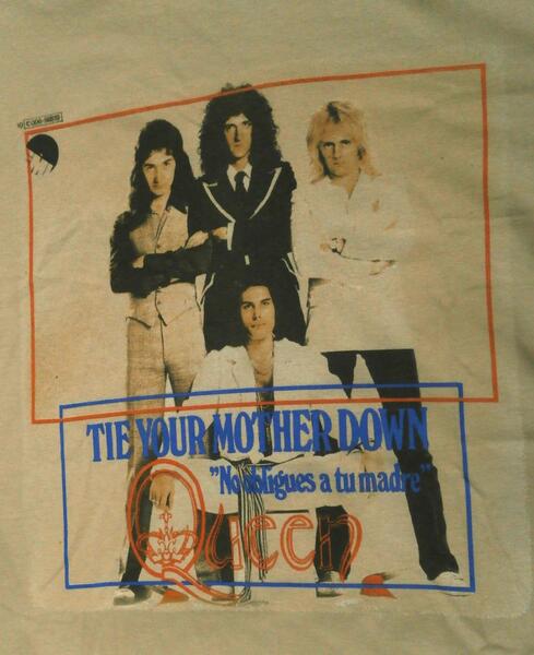 【QUEEN】クイーン「Tie Your Mother Down」Tシャツ
