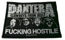 【PANTERA】パンテラ「FUCKING HOSTILE」布刺しゅうパッチ