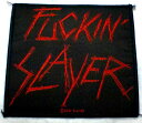 【SLAYER】スレイヤー「FUCKIN’ SLAYER」布刺しゅうパッチ