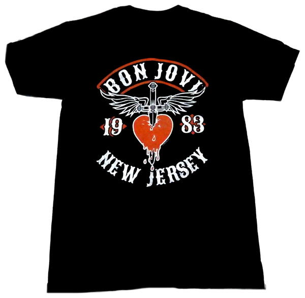 【BON JOVI】ボンジョヴィ「NEW JERSEY 83」Tシャツ