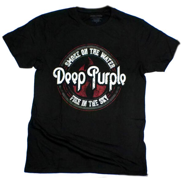 【DEEP PURPLE】ディープパープル「SMOKE CIRCLE」Tシャツ
