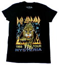 【DEF LEPPARD】デフ レパード「HYSTERIA 039 88」Tシャツ