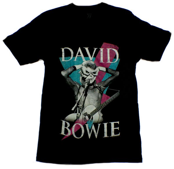 【DAVID BOWIE】デヴィッド・ボウイ「THUNDER」Tシャツ