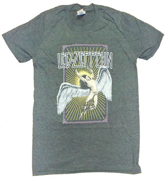 楽天バンドTシャツ NO-REMORSE【LED ZEPPELIN】レッドツェッペリン「ICARUS GRAY」Tシャツ