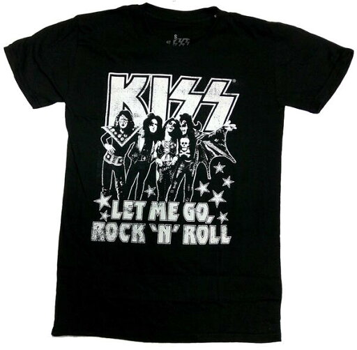 【KISS】キッス「LET ME GO」Tシャツ 【KISS】キッス「LET ME GO」Tシャツ